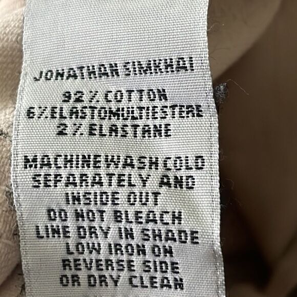 New Jonathan Simkhai Costa Mid-Rise Skinny Crop Jeans - Picture 7 of 7